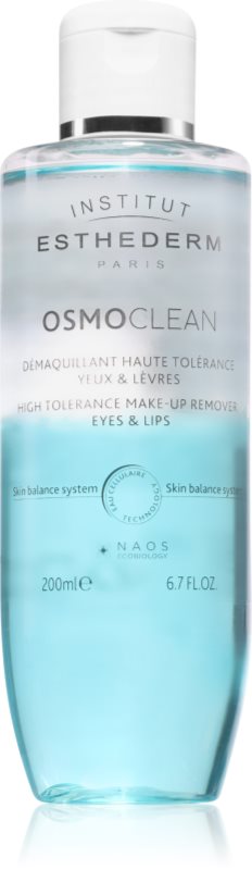 Institut Esthederm Osmoclean două faze pentru îndepărtarea machiajului de pe ochi și buze 200 ml