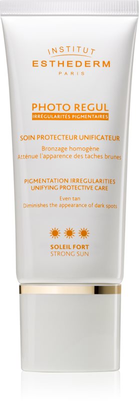 Institut Esthederm Photo Regul Pigmentation Irregularities Unifying Protective Care tratament pentru îndepărtarea petelor pigmentare cu o protectie UV ridicata 50 ml