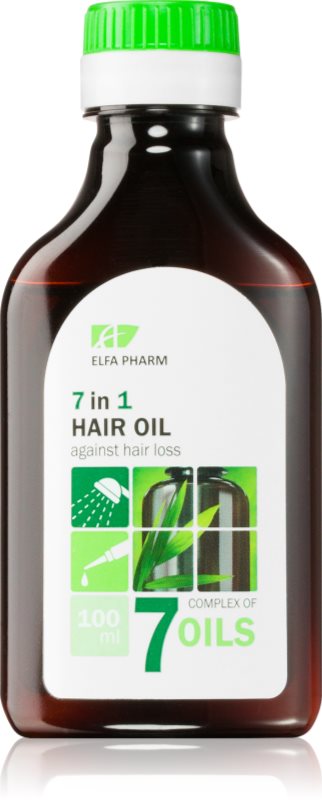 Elfa Pharm Intensive Cosmetic Complex Of 7 Oils 7in1 Hair Oil ulei de par regenerator impotriva caderii parului 100 ml