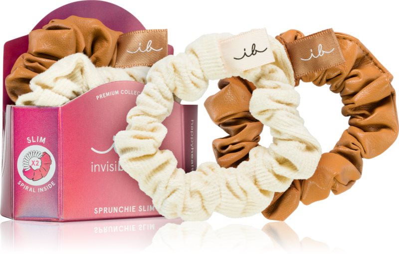 invisibobble Sprunchie Slim Creme de Caramel Elastice pentru par 2 pc 2 buc