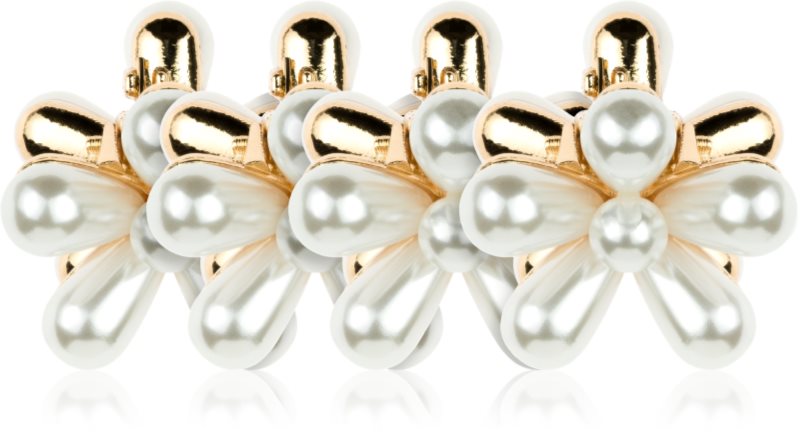 invisibobble Clipstar Pearly Flower clama de par marimea S 4 buc