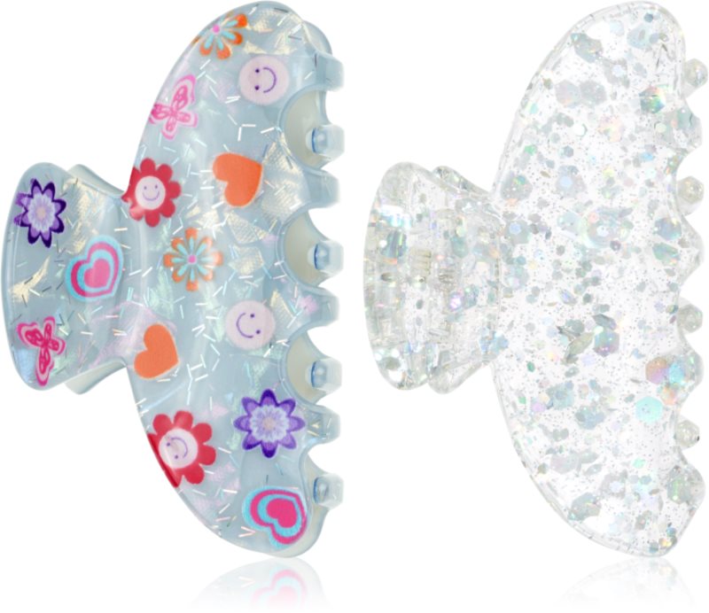 invisibobble Clipstar Cosmic Glow clama de par marimea M 2 buc