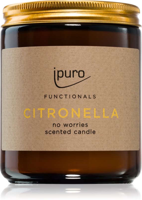 ipuro Functionals Citronella lumânare parfumată 200 g