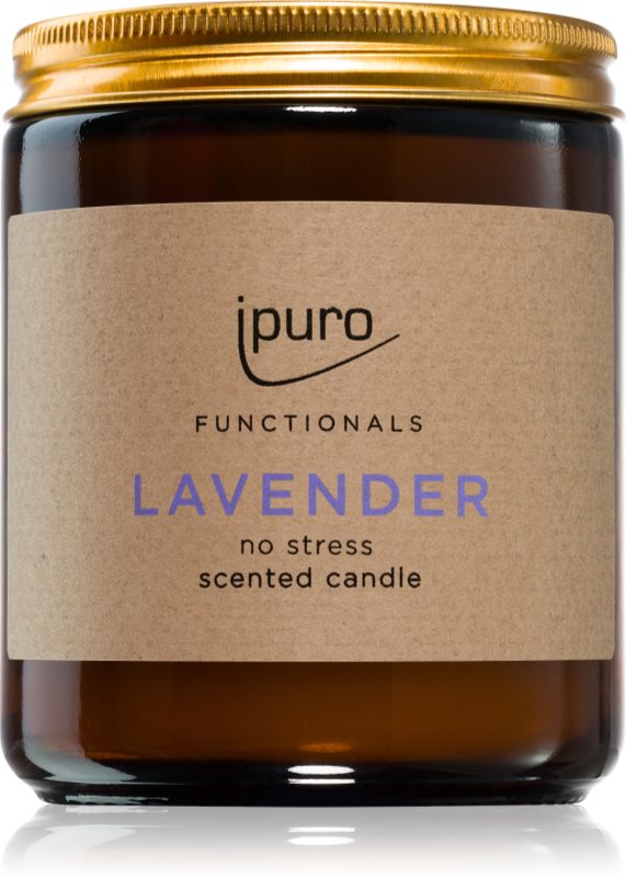 ípuro Functionals Lavender lumânare parfumată 200 g