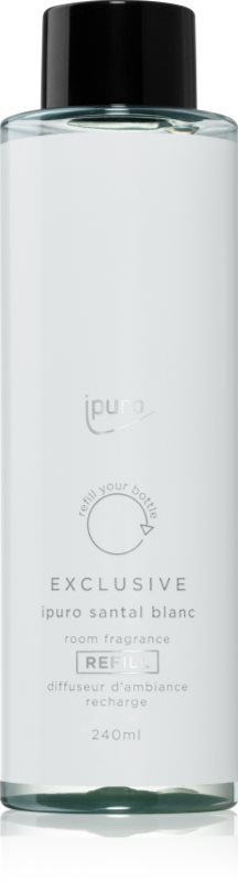 ipuro Exclusive Santal Blanc reumplere în aroma difuzoarelor 240 ml