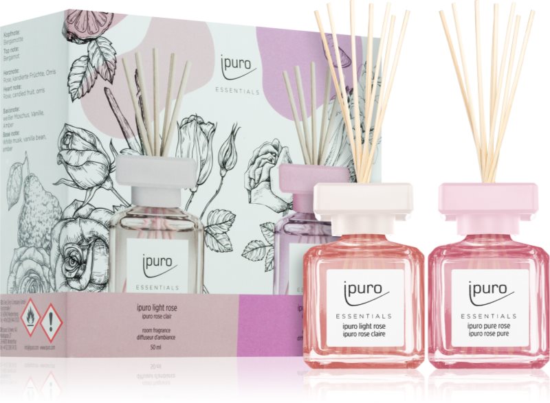 ípuro Essentials Light & Pure Rose set cadou 2x50 ml