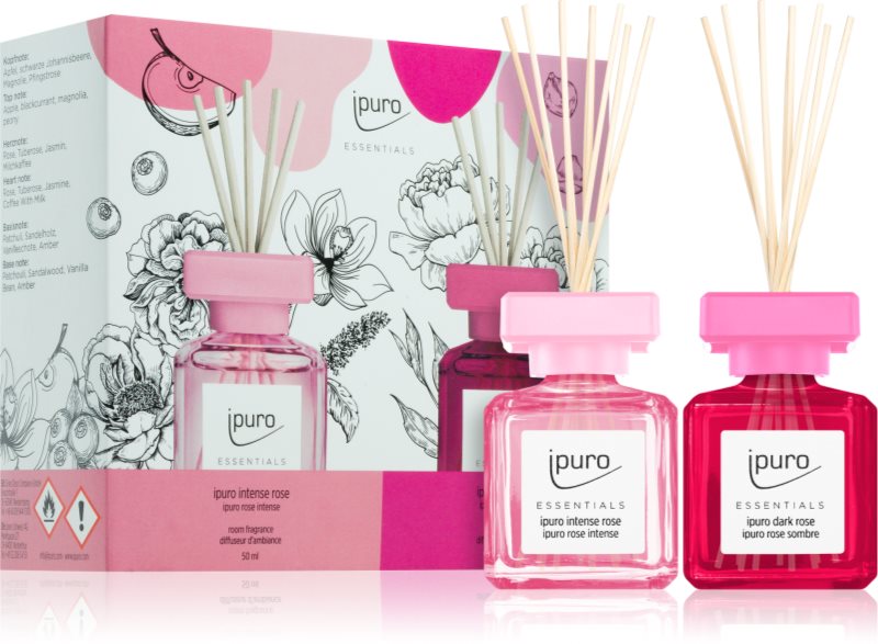 ipuro Essentials Intense & Dark Rose set cadou 2x50 ml
