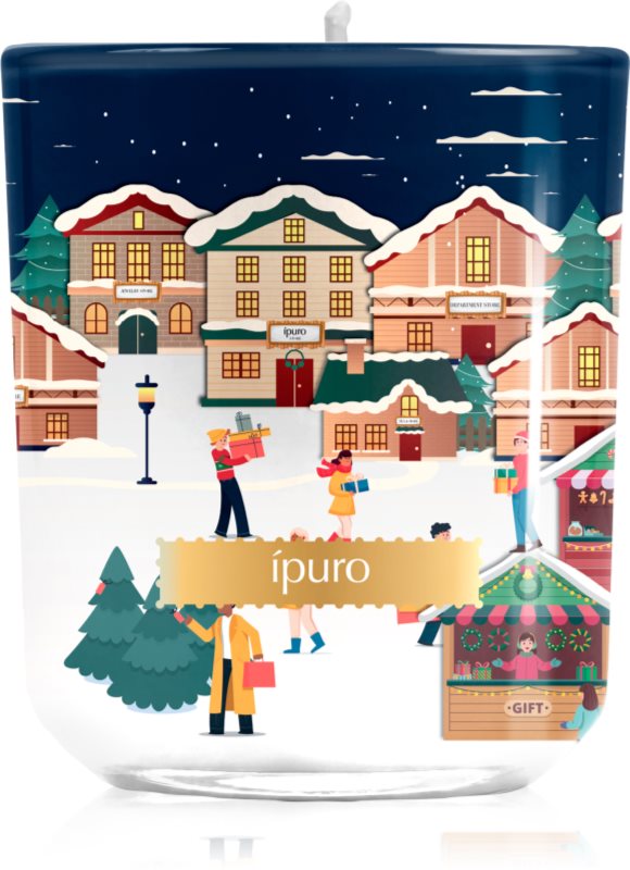 ípuro Christmas Town Festive Rush lumânare parfumată cu capac 270 g