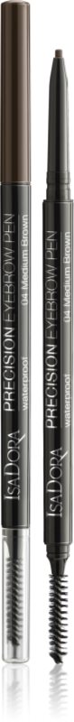 IsaDora Precision Eyebrow Pen creion sprâncene precise culoare 04 Medium Brown 0,09 g