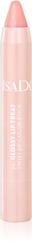 IsaDora The Glossy Lip Treat Twist Up Color ruj hidratant culoare 00 Clear Nude 3.3 g