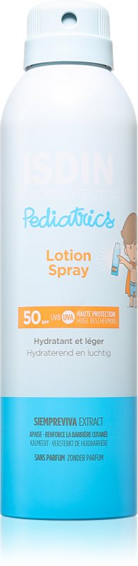 ISDIN Pediatrics Lotion Spray cremă pentru plaja Spray pentru copii SPF 50 250 ml