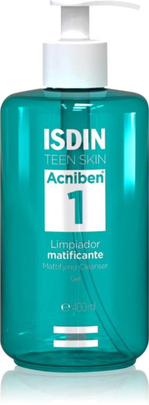 ISDIN Acniben Mattifying Cleanser gel intens pentru curatare cu acid salicilic 400 ml
