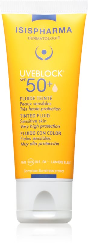 ISISPHARMA Uveblock SPF 50+ Fluid fluid de tonifiere SPF 50+ 40 ml