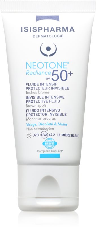 ISISPHARMA Neotone Radiance SPF 50+ protective fluid impotriva petelor intunecate SPF 50+ 30 ml