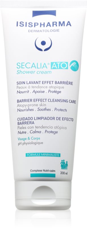 ISISPHARMA Secalia ATO Shower Cream Cremă de duș calmantă 200 ml