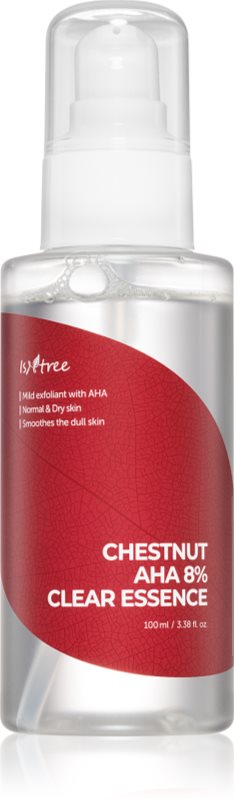Isntree Chestnut AHA 8% Clear Essence Regenerarea esenței pielii Cu AHA Acizi 100 ml