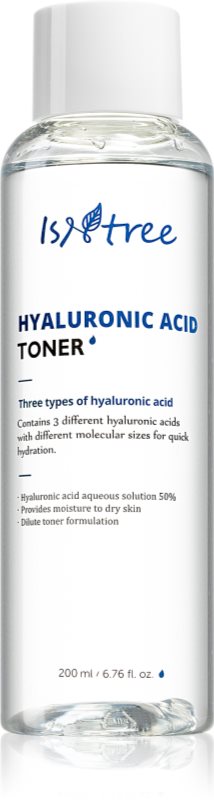 Isntree Hyaluronic Acid tonic pentru hidratarea pielii cu acid hialuronic 200 ml