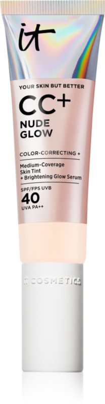 IT Cosmetics Your Skin But Better CC + Nude Glow crema CC pentru o piele mai luminoasa