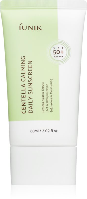 IUNIK Centella Calming Daily Sunscreen Crema protectiva si calmanta SPF 50+ 60 ml