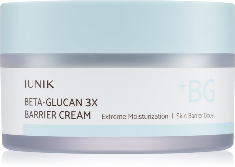 IUNIK Beta Glucan 3X Barrier Cream crema puternic hidratanta reface bariera protectoare a pielii 50 ml