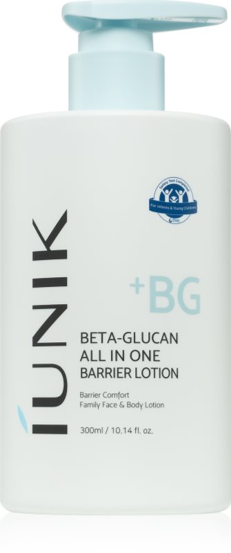IUNIK Beta Glucan All In One Barrier Lotion lapte de corp intens hrănitor 300 ml