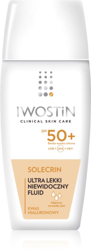 Iwostin Solecrin lichid protector ultra ușor SPF 50+ 40 ml