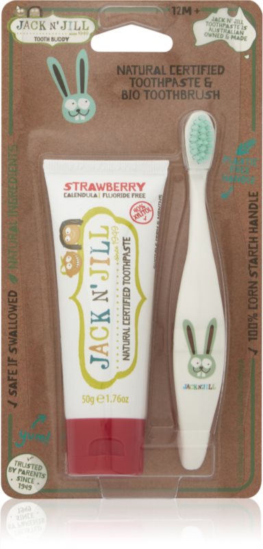 Jack N’ Jill Natural set pentru îngrijirea dentară pentru copii