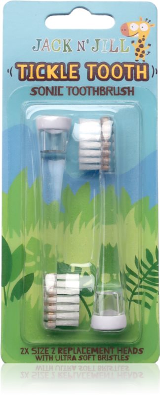 Jack N’ Jill Tickle Tooth capete de schimb pentru periuta de dinti Tickle Tooth 2 buc
