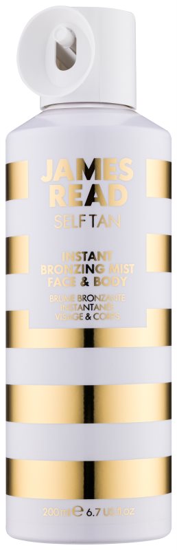 James Read Self Tan spray pentru bronzat cu efect imediat pentru față și corp 200 ml