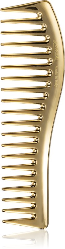 Janeke Gold Line Wavy Comb for Gel Application pieptene de păr pentru aplicarea produselor cu textură de gel 18,5 x 5 cm 1 buc