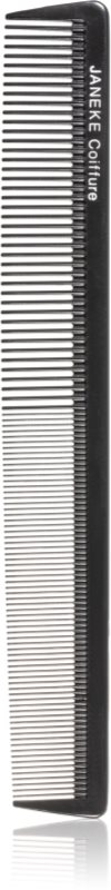 Janeke Black Line Wide and fine teeth waving comb pieptene de păr pentru modelarea termica a parului 1 buc