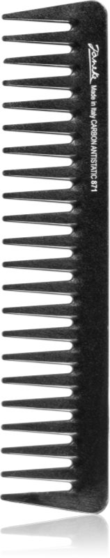 Janeke Carbon Fibre Gel Application Comb pieptene de păr pentru aplicarea produselor cu textură de gel 19 cm 1 buc