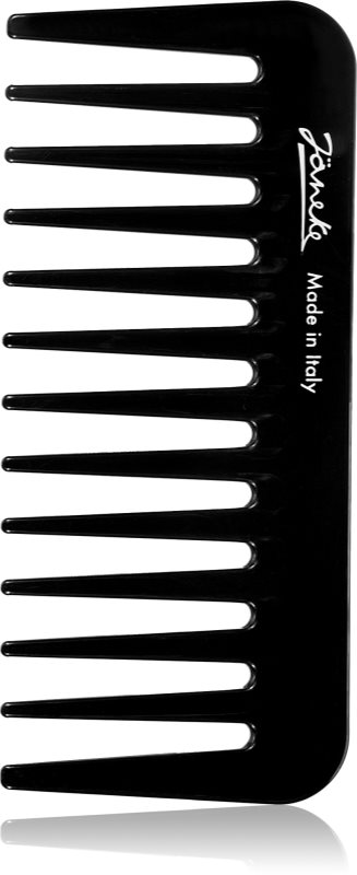 Janeke Black Line Small Supercomb pieptene de păr pentru aplicarea produselor cu textură de gel 11 × 5 cm 1 buc