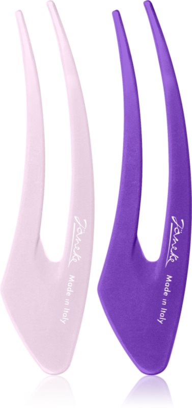 Janeke Hair Clip agrafe de par Purple 2x15 cm