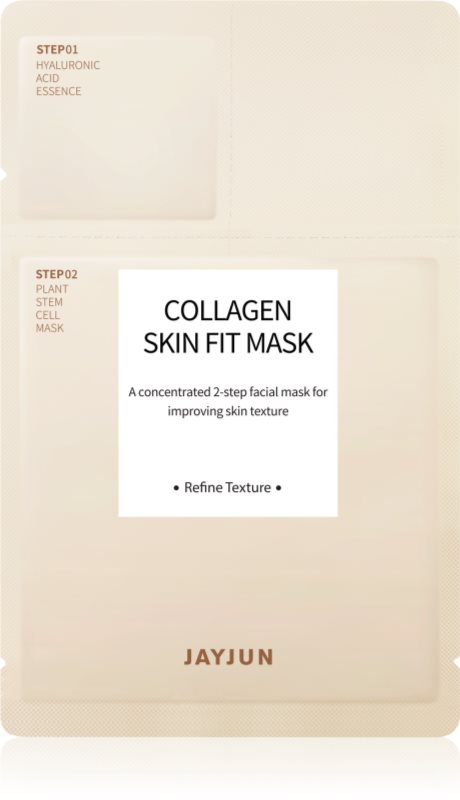 Jayjun Collagen Skin Fit masca pentru fata hranitoare si reparatoare pentru ten obosit 1 buc