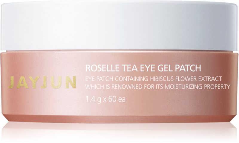 Jayjun Eye Gel Patch Roselle Tea masca hidrogel pentru ochi împotriva ridurilor și a cearcănelor întunecate 60x1.4 g