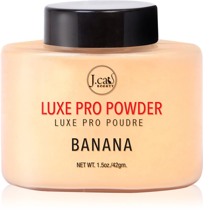 J.Cat Beauty Luxe Pro pudră liberă pentru fixare cu efect matifiant