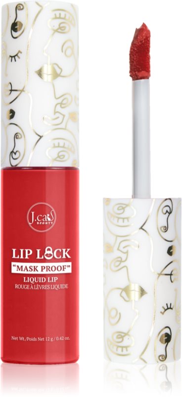 J.Cat Beauty Lip Lock Ruj de buze lichid, de lunga durata cu efect matifiant