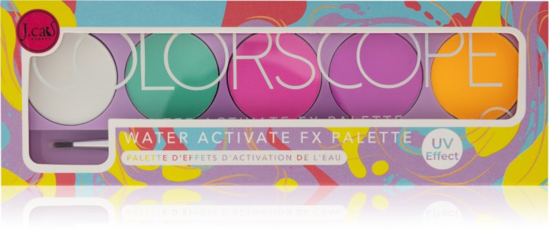 J.Cat Beauty ColorScope paletă de farduri pentru obraji cu pensula