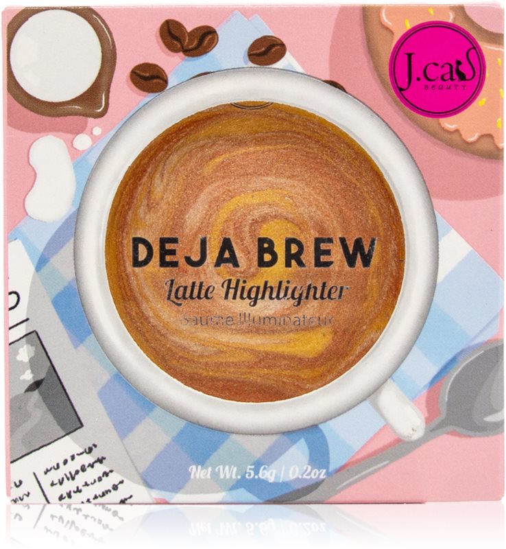J.Cat Beauty Deja Brew iluminator culoare 101 Cafe Elevation 5.6 g