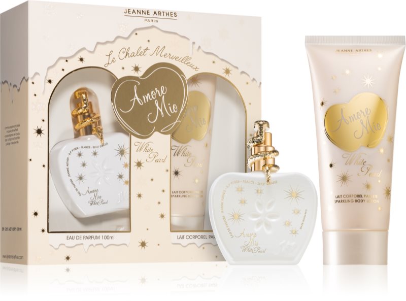 Jeanne Arthes Amore Mio White Pearl set cadou pentru femei