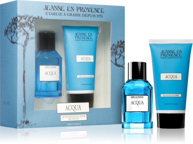 Jeanne en Provence Acqua set cadou pentru bărbați 2 buc