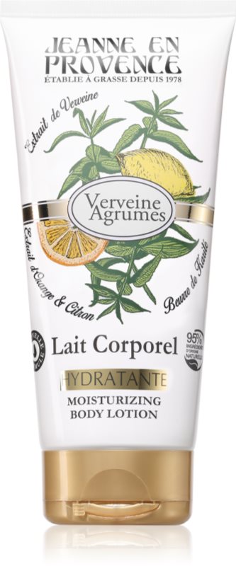 Jeanne en Provence Verveine Agrumes lapte de corp 200 ml