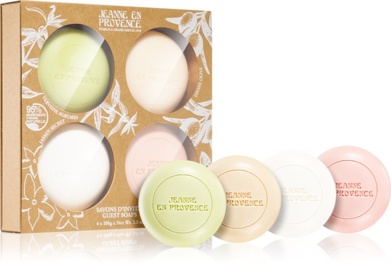 Jeanne en Provence Olive/Jasmine/Verbena/Rose set pentru corp