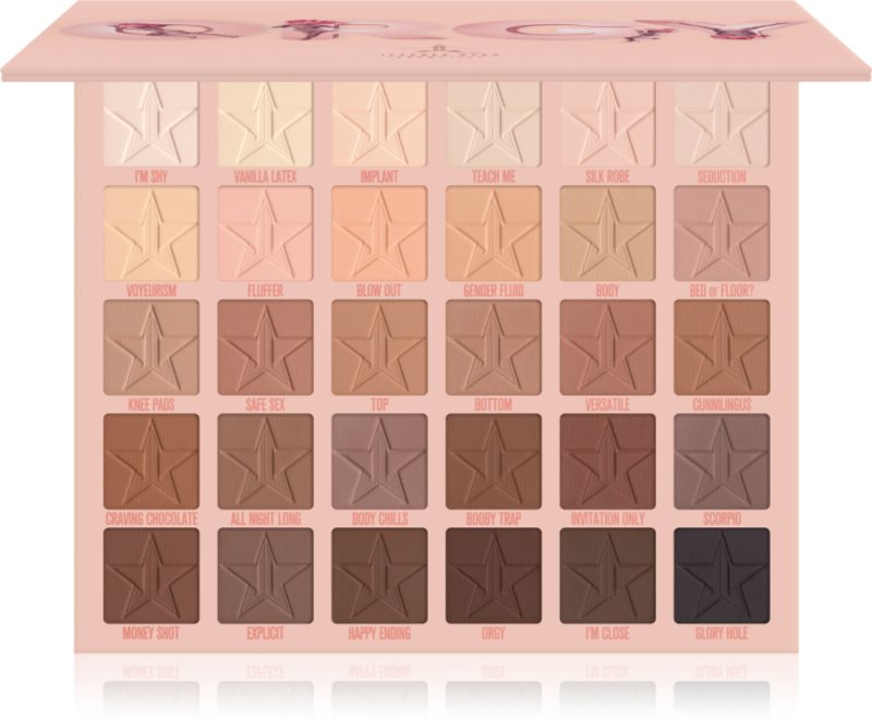 Jeffree Star Cosmetics Orgy Artistry paletă cu farduri de ochi 30x1.5 g