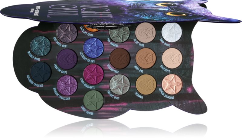 Jeffree Star Cosmetics Artisty Palette Night Owl paletă cu farduri de ochi 18x1 g