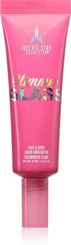 Jeffree Star Cosmetics Glimmer Glass Face & Body Highlighter iluminator lichid corp si fata