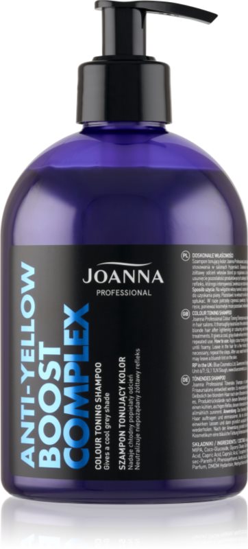 Joanna Professional Color Boost Complex sampon revitalizant pentru părul blond şi gri
