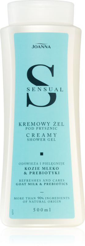 Joanna Sensual Creamy Shower Gel gel de duș Goat Milk & Prebiotics 500 ml