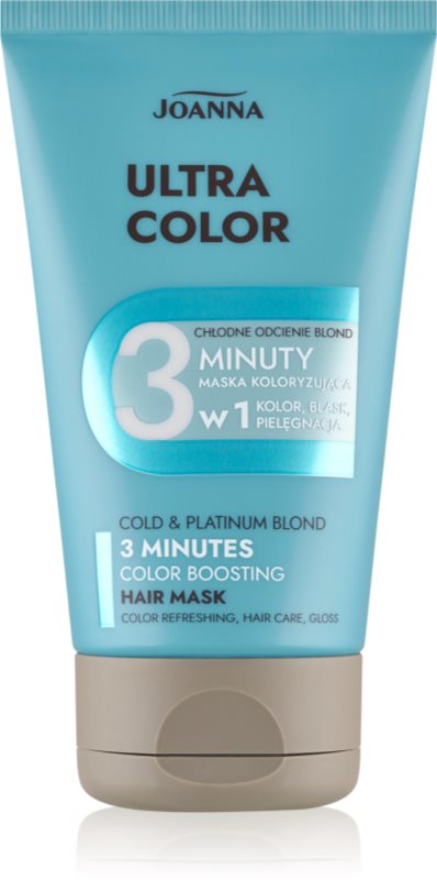 Joanna Ultra Color Cold Platinum Blond Shades 3 Minutes balsam nuanțator culoare Cold Platinum 100 g
